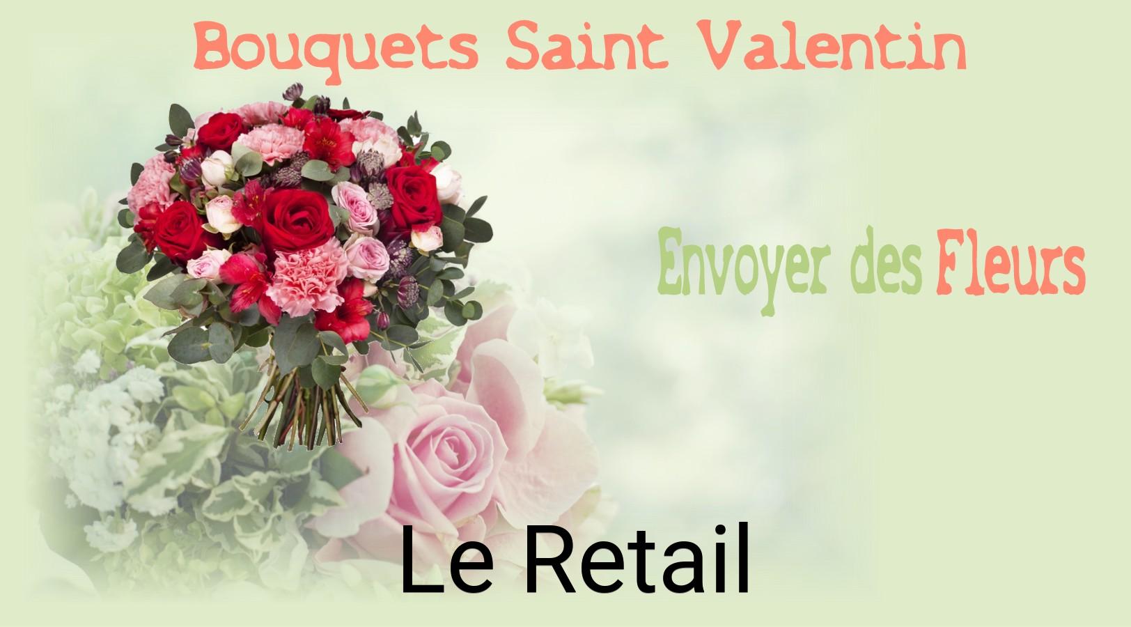 Roses de Saint-Valentin livrées à Le Retail